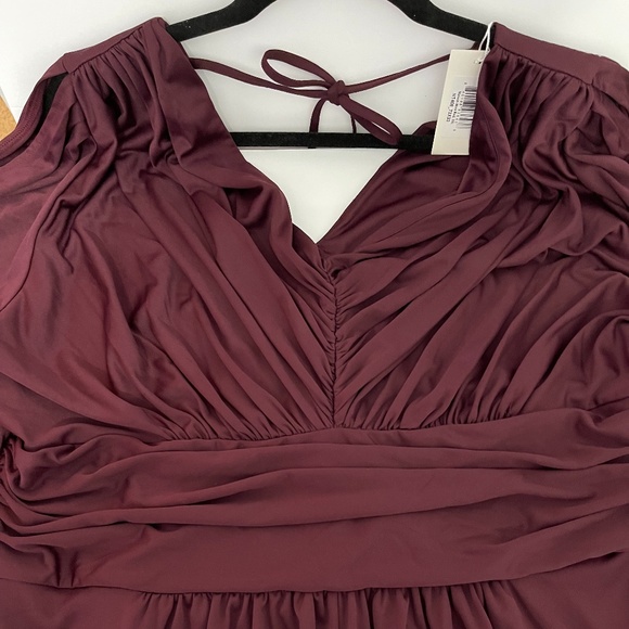 KOH KOH Plus Size Women's Long Bridesmaid Bridal Party Guest Cocktail Dress - Picture 6 of 11